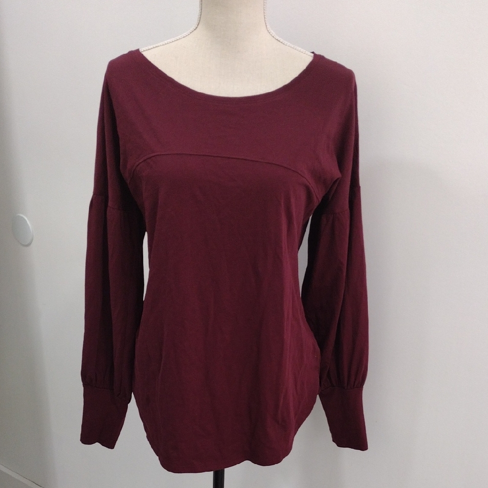 Peruvian Connection Cotton Poet Blouse M